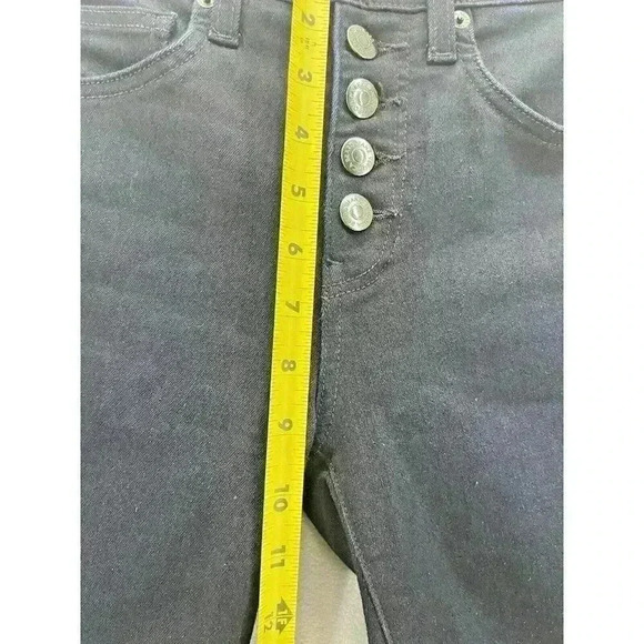 Veronica Beard Debbie Ankle Skinny High Rise Jeans 24 Stretch Button Fly Indigo - Picture 13 of 14